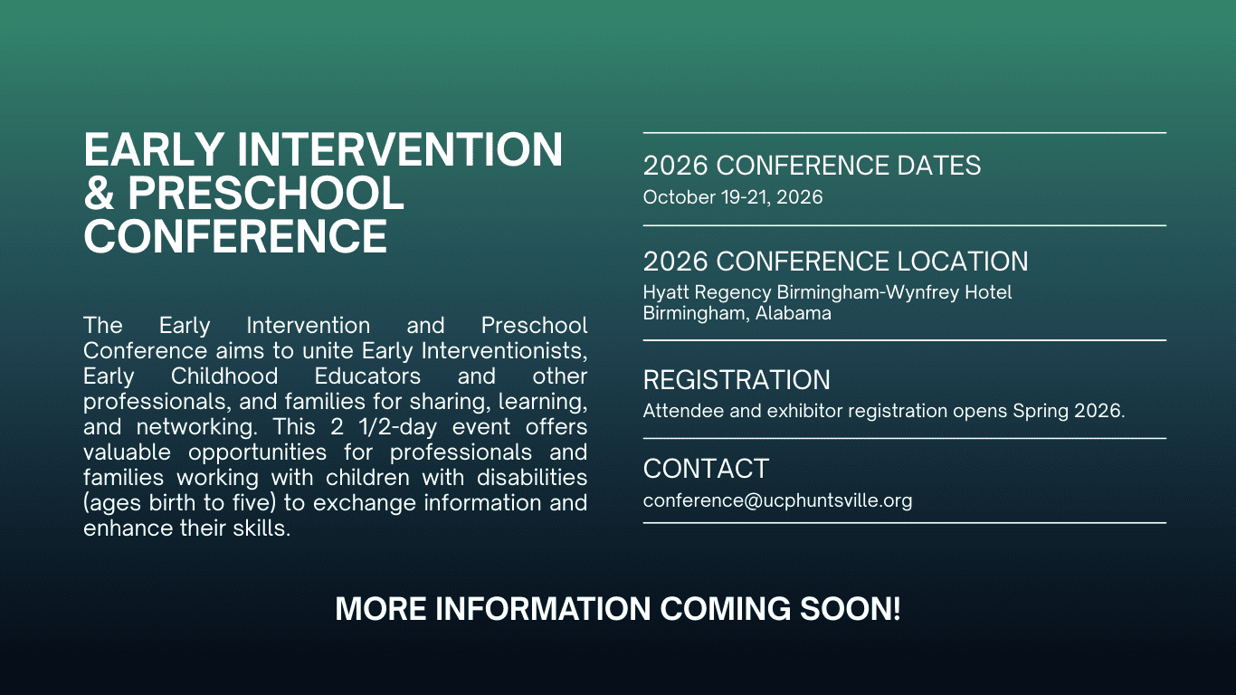 Early Intervention & Preschool Conference